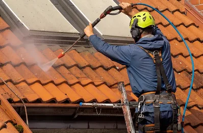 Démoussage et hydrofuge de toiture à Montembœuf